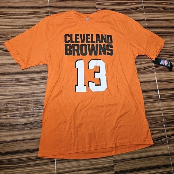 Odell Beckham Jr. Cleveland Browns Name & Number T-Shirt - Orange - Picture 2 of 3
